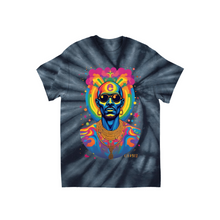 Load image into Gallery viewer, Apparel-DTG-TieDyeShirt-Dyenomite-200CY-S-Black-Unisex-CFCB-20250814093925140
