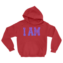 Load image into Gallery viewer, I AM {BLU} Hoodies (No-Zip/Pullover)