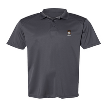 Load image into Gallery viewer, AC Bear Men's Poly Buttoned Polo