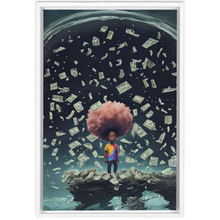 Load image into Gallery viewer, If I Ever Dreamed of  Making it Rain Framed Canvas Wraps