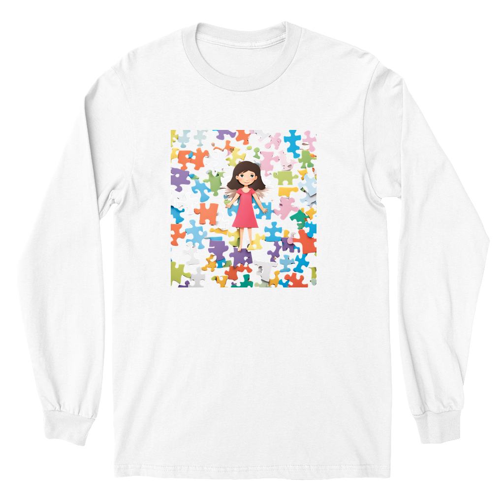 Spectrum Life Angel Long Sleeve Shirts (Youth Sizes) #3