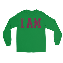 Load image into Gallery viewer, I AM {RED} Long Sleeve Shirts