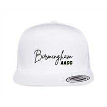 Load image into Gallery viewer, TruckerCap-Embroidery-FivePanel-White-2025061108070086