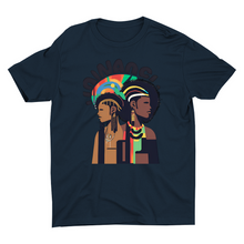 Load image into Gallery viewer, Apparel-DTG-Tshirt-Zuni-Premium-2XL-Navy-Unisex-CFCB-20250303133858239
