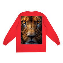 Load image into Gallery viewer, Big Face Lion Oversized Long Sleeve Shirts