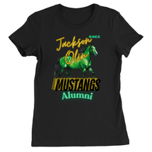 Load image into Gallery viewer, Jackson Olin Mustangs Alumni Ladies T-Shirts