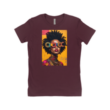 Load image into Gallery viewer, Apparel-DTG-TShirt-NL-3900-S-Maroon-Womens-CF-20250729101713470