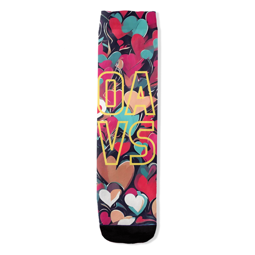 AACC Walk in Love All-Over Print Socks