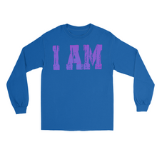 Load image into Gallery viewer, I AM {BLU} Long Sleeve Shirts