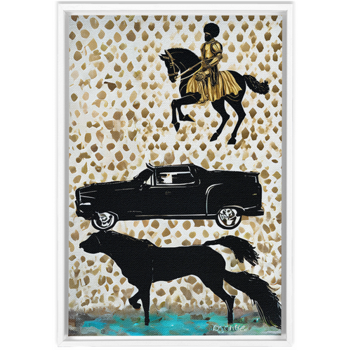 Country Roads Framed Canvas Wraps