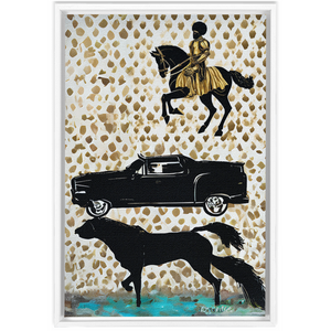 Country Roads Framed Canvas Wraps