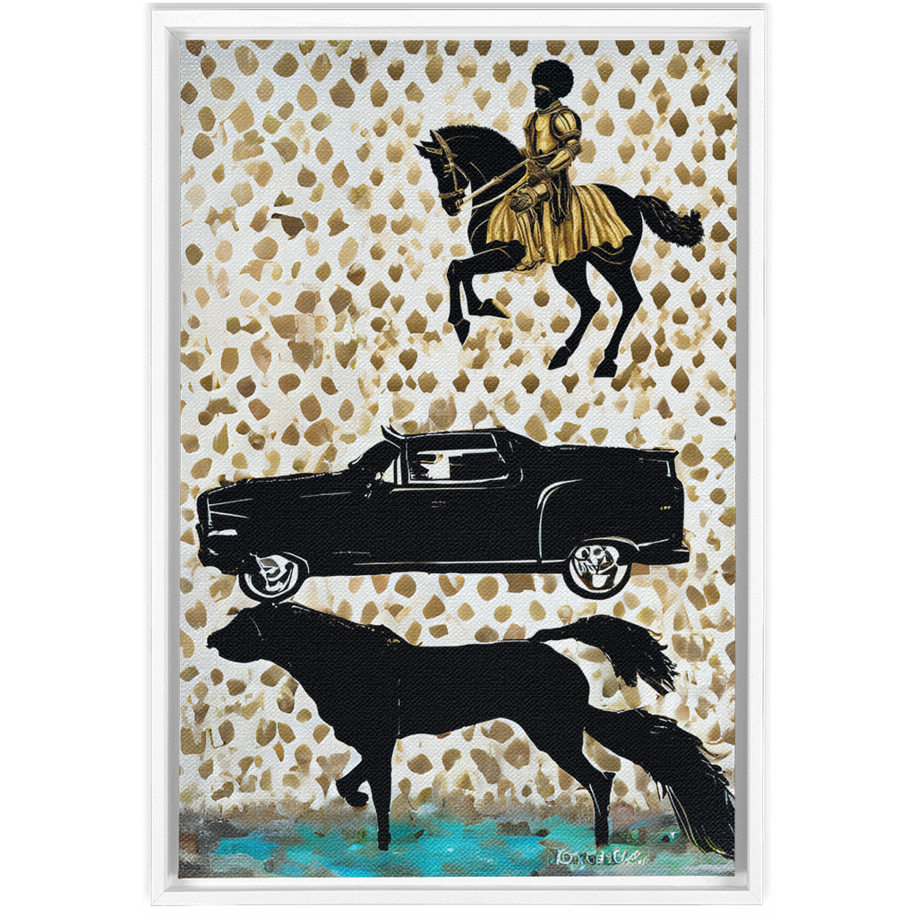 Country Roads Framed Canvas Wraps