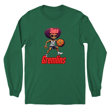 Load image into Gallery viewer, Supa Gremlin Long Sleeve Duel Sided DTG Shirts (Youth Sizes)