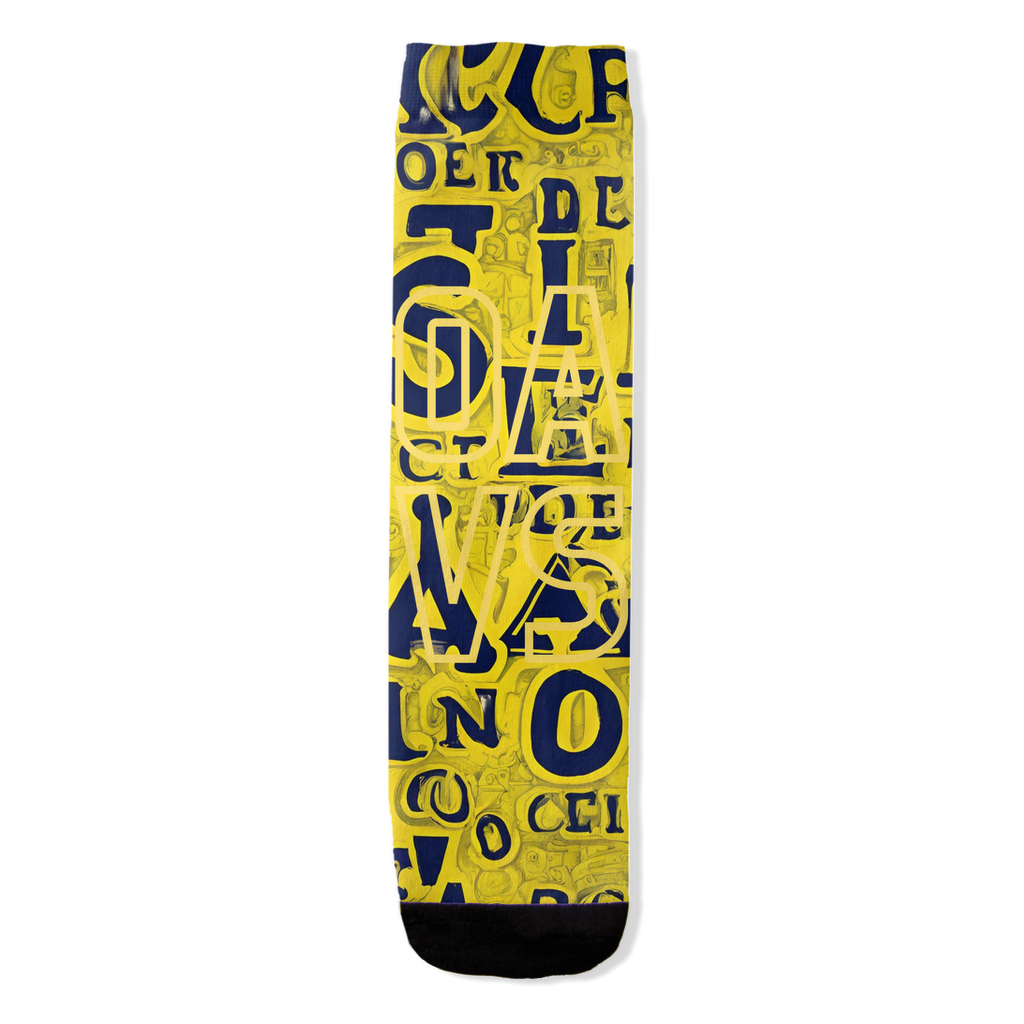 AACC Scrabble # 1 All-Over Print Socks