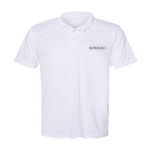 Load image into Gallery viewer, OAVS Men's Poly Buttoned Polo (WHT)