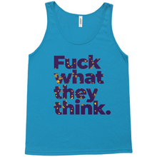 Load image into Gallery viewer, Fuck what they think Tank Tops