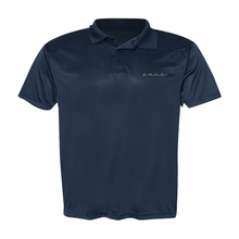 Load image into Gallery viewer, OAVS Men's Poly Buttoned Polo (WHT)