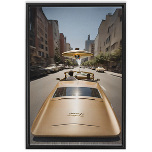 Cruising In My 2064 Framed Canvas Wraps