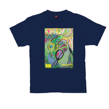Load image into Gallery viewer, Apparel-DTG-Tshirt-Hanes-5250-L-Navy-Mens-CF-20230624181410647