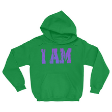 Load image into Gallery viewer, I AM {BLU} Hoodies (No-Zip/Pullover)