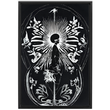 Load image into Gallery viewer, Black Sunshine East Framed Canvas Wraps