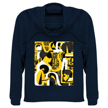 Load image into Gallery viewer, AACC Workday Cowl Neck Women's Plus Size Long Sleeve Shirts