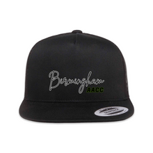 Load image into Gallery viewer, TruckerCap-Embroidery-FivePanel-Black-2025061108070086