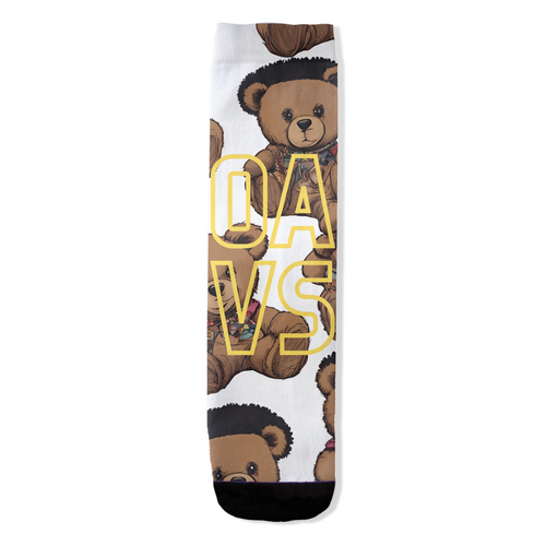 AC OAVS Bears All-Over Print Socks