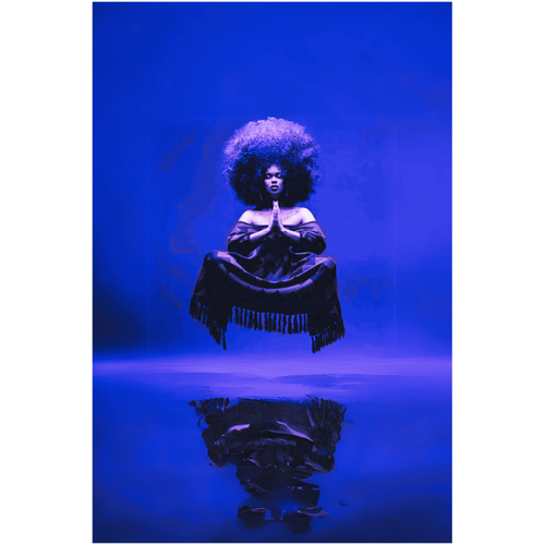 Blue Mediation Acrylic Prints