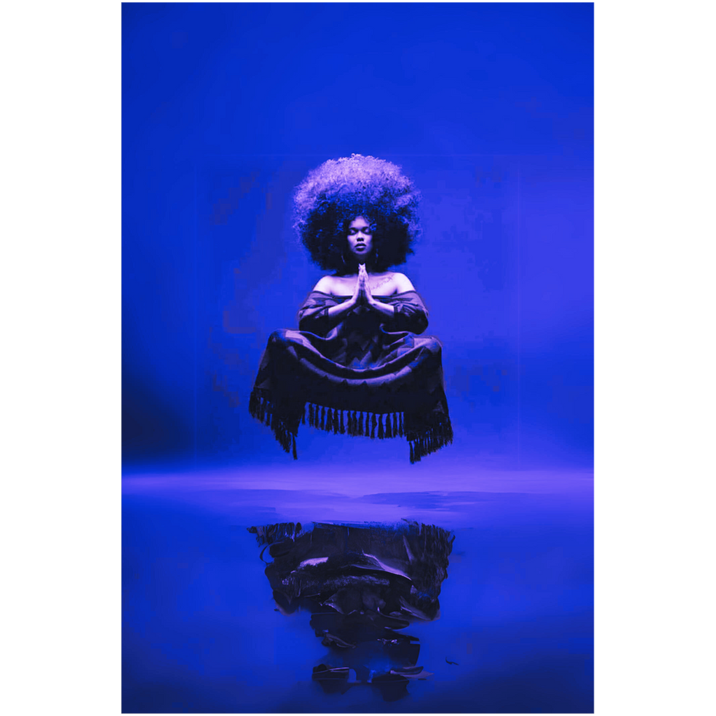 Blue Mediation Acrylic Prints