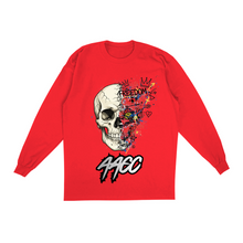 Load image into Gallery viewer, Apparel-DTG-LongSleeveTee-Oversized-ShakaWear-SHMHLS-M-Red-Mens-CF-20260115110955582
