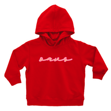 Load image into Gallery viewer, Apparel-DTG-YouthApparelHoodie-RabbitSkins-3326-5/6T-Red-Unisex-CF-20250125073056714