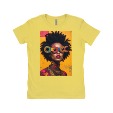 Load image into Gallery viewer, Apparel-DTG-TShirt-NL-3900-XL-Yellow-Womens-CF-20250729101713476