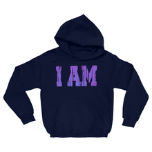 Load image into Gallery viewer, I AM {BLU} Hoodies (No-Zip/Pullover)