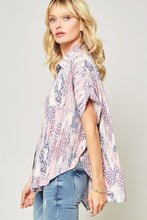 Load image into Gallery viewer, Ornately Patterned Woven Top