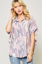 Load image into Gallery viewer, Ornately Patterned Woven Top
