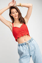 Load image into Gallery viewer, Crochet Laced Bralette Top