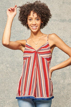 Load image into Gallery viewer, A Multi Stripes Camisole Top