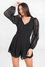 Load image into Gallery viewer, V Neckline Solid Romper