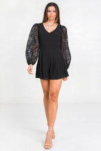 Load image into Gallery viewer, V Neckline Solid Romper
