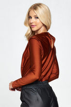 Load image into Gallery viewer, Metallic Padded Shoulder Bodysuit