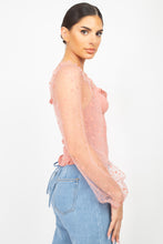 Load image into Gallery viewer, Square Neck Smocking Top