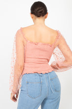 Load image into Gallery viewer, Square Neck Smocking Top