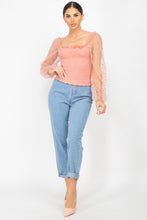 Load image into Gallery viewer, Square Neck Smocking Top