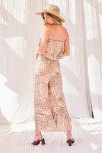 Load image into Gallery viewer, Tube Top With Tier Ruffle Waist Elastic Bottom Lace Trim Jumpsuit