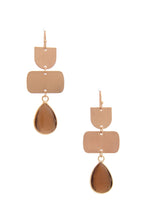 Load image into Gallery viewer, Teardrop Gem Multi Shape Dangle Earring