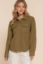 Load image into Gallery viewer, Button Down Cotton Denim Shacket