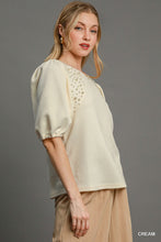 Load image into Gallery viewer, Puff Sleeve Knit Top
