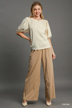 Load image into Gallery viewer, Puff Sleeve Knit Top
