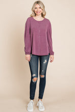 Load image into Gallery viewer, Solid Tr Spandex Long Sleeve Top